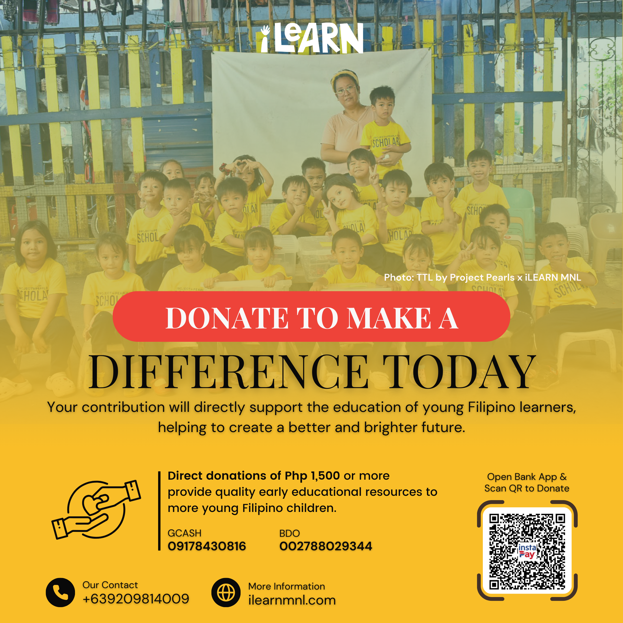 HOW: Donate to iLEARN MNL